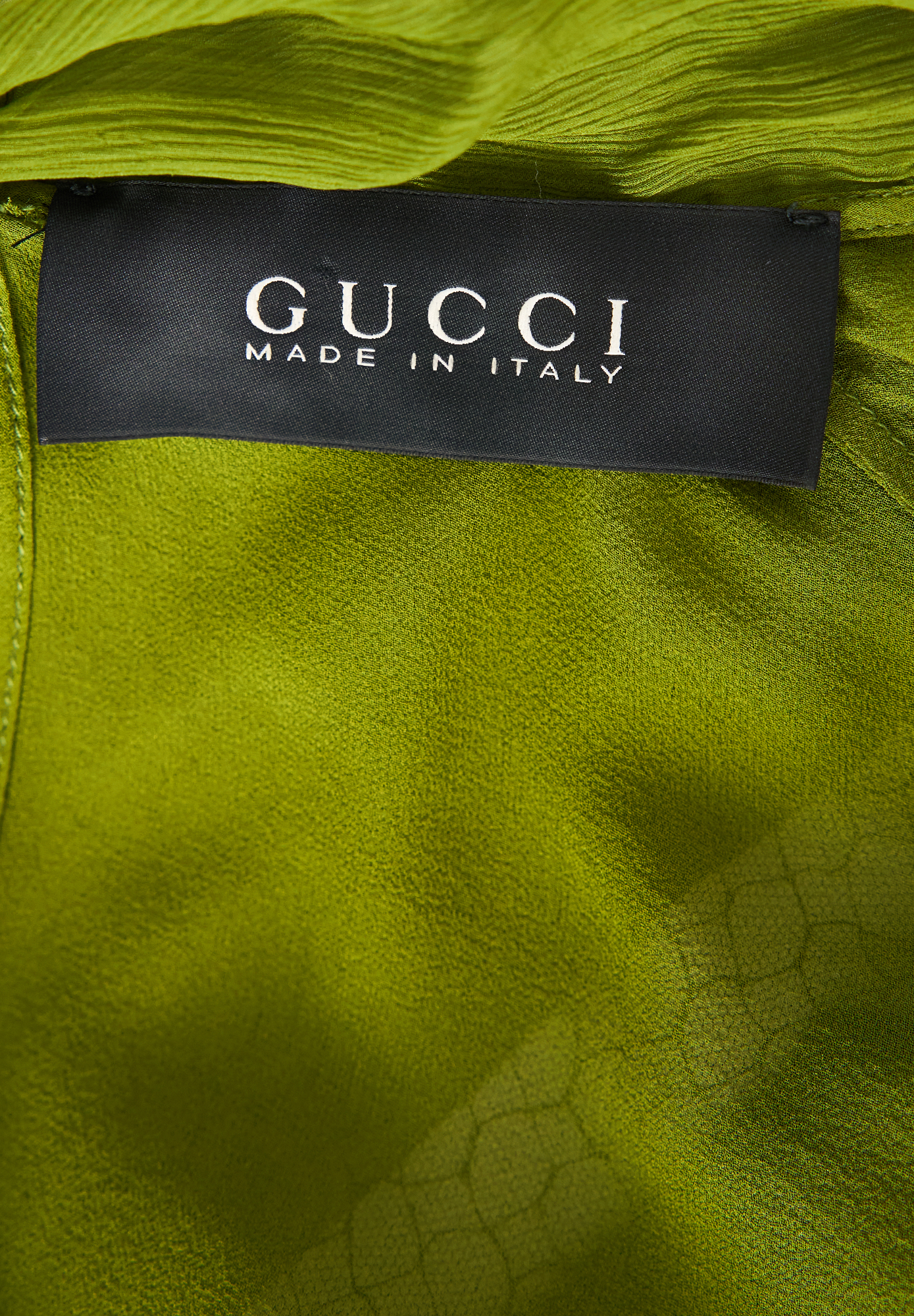 Зелёная блуза Gucci