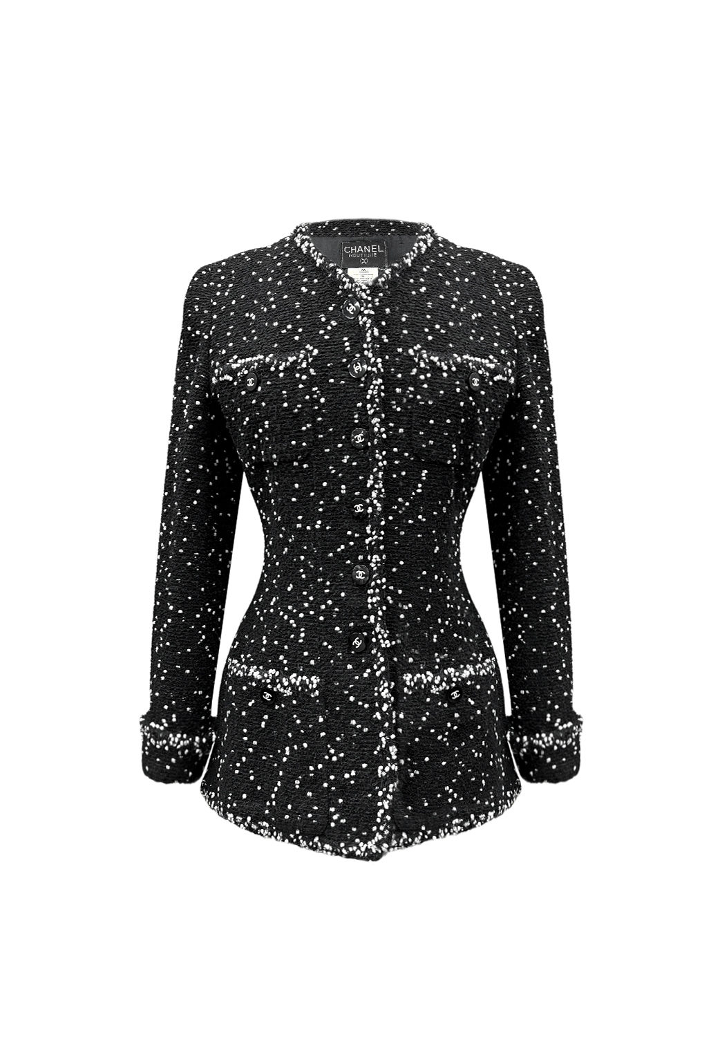 Чёрный жакет Chanel