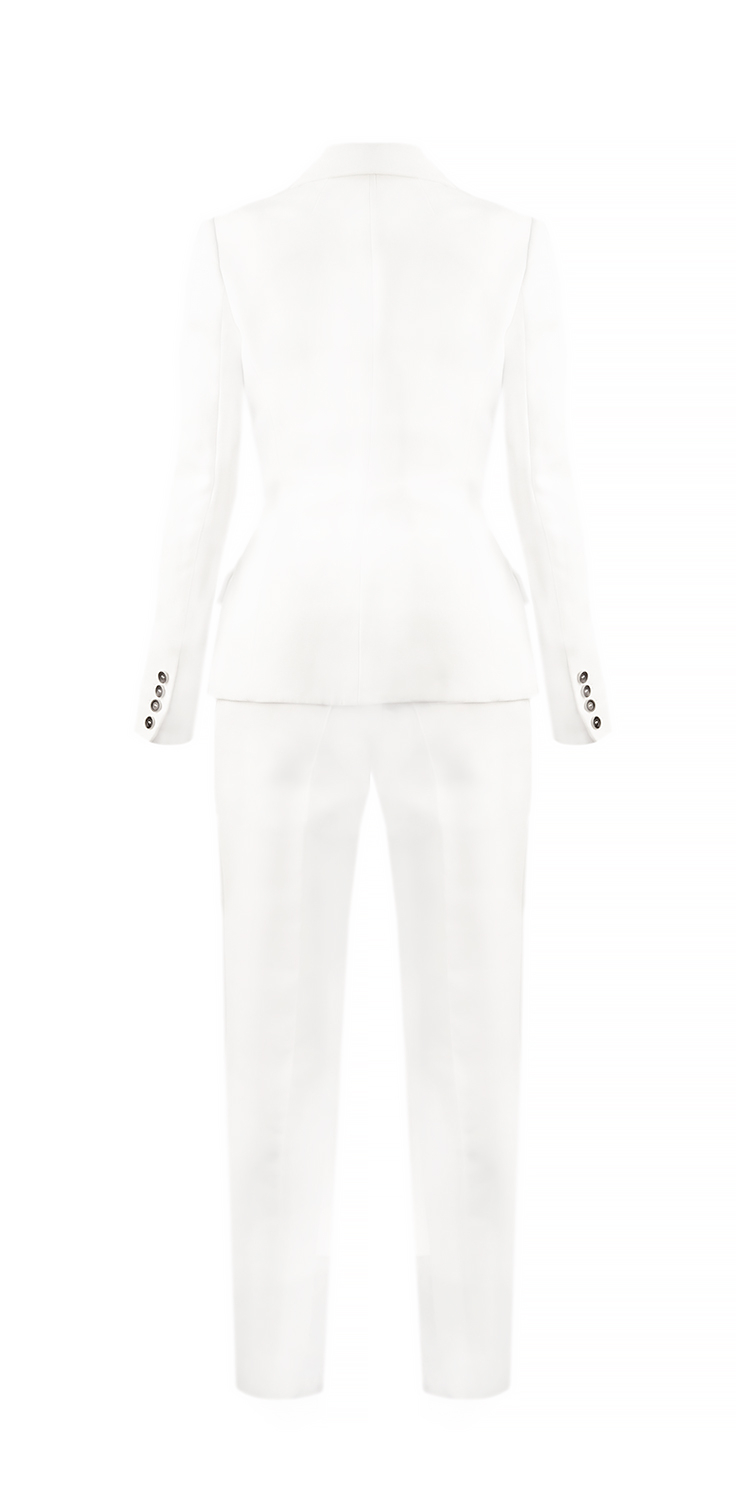 Белый костюм Christian Dior