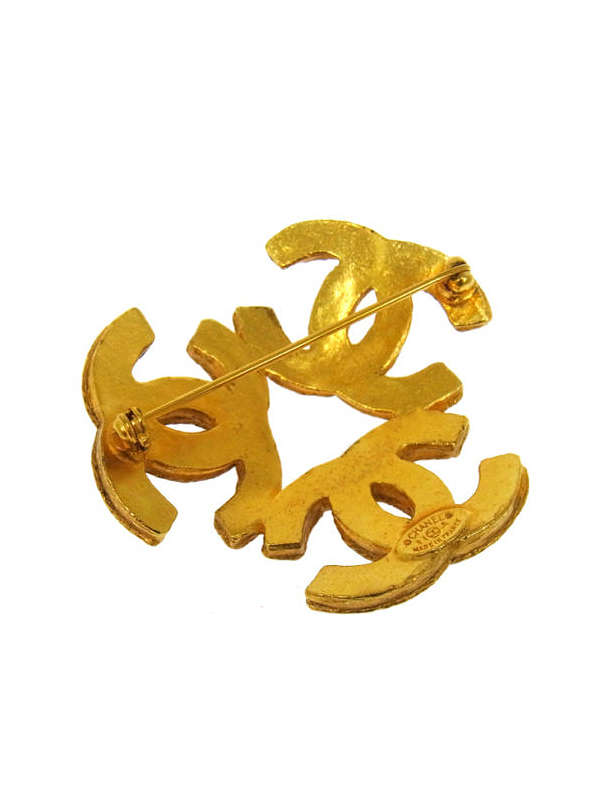 Барочная тройная брошь Chanel