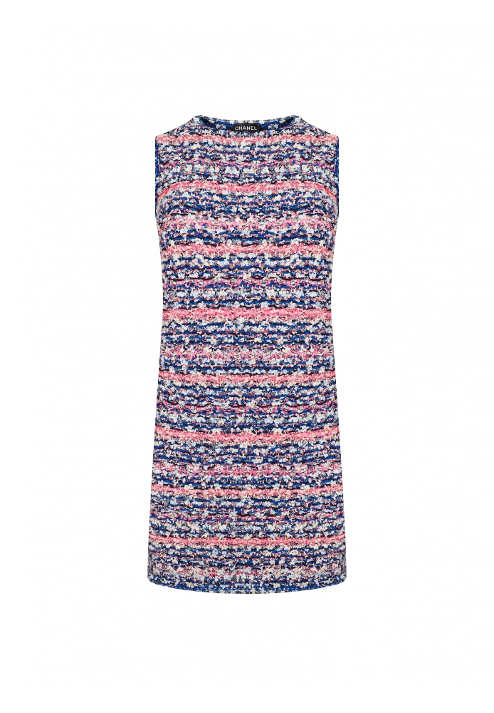 Платье Chanel Paris-Dubai в полоску