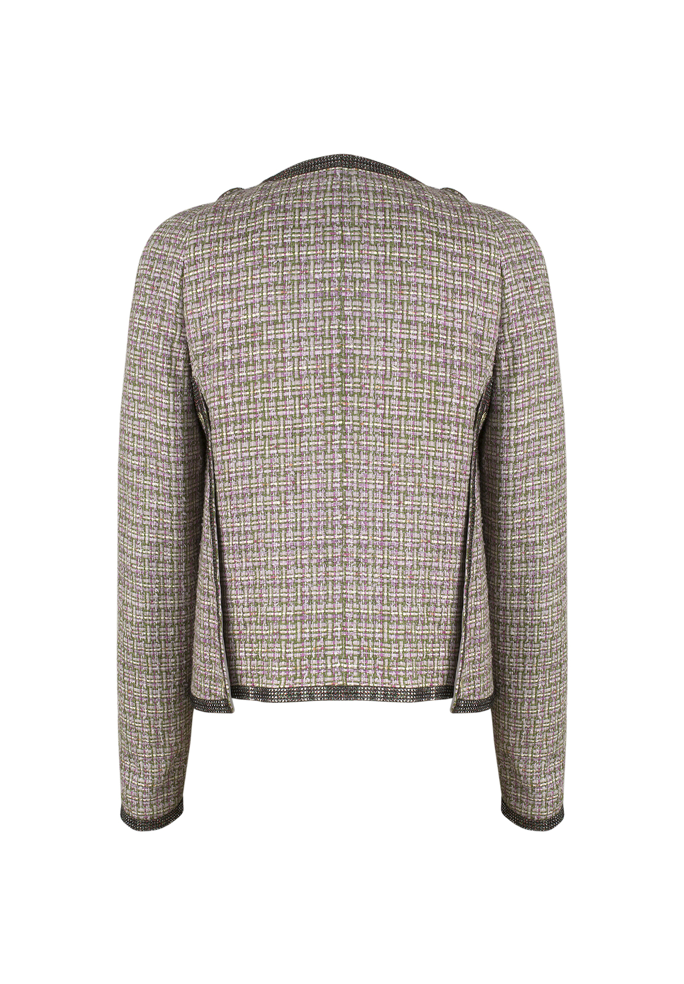 Твидовый жакет Chanel с кристаллами