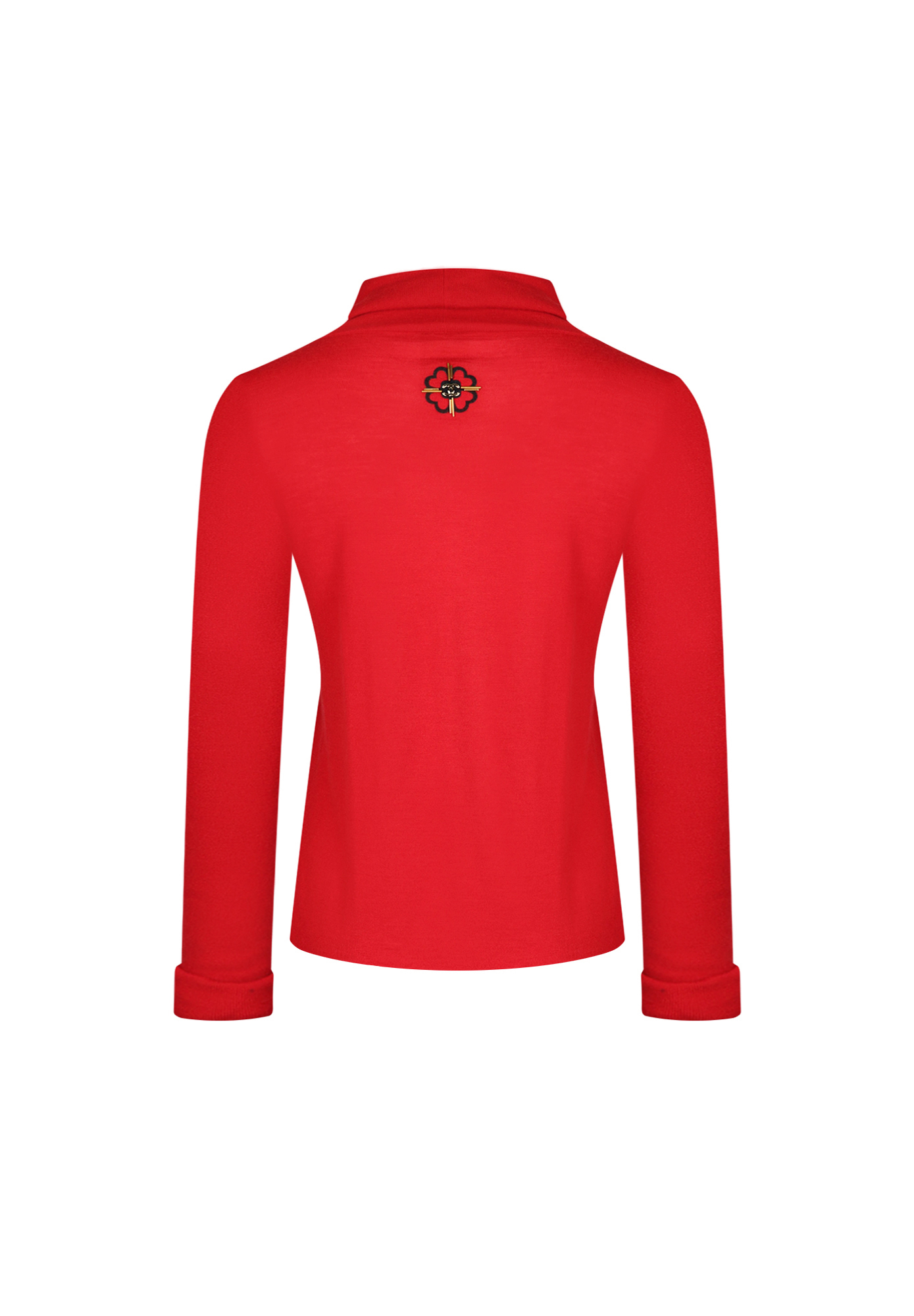 Красный свитер Chanel из кашемира