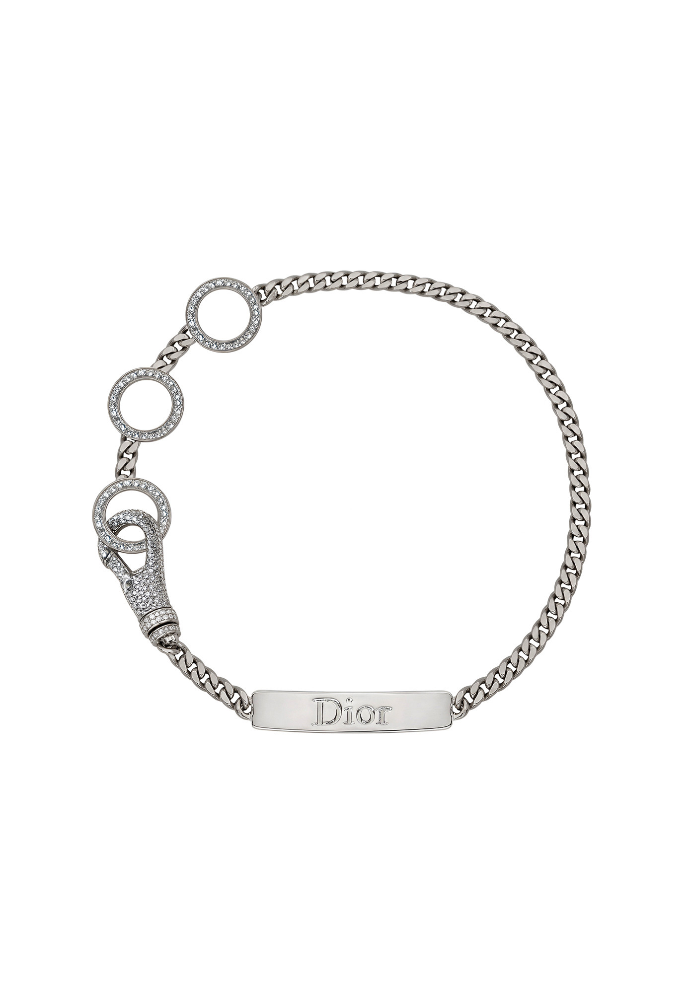 Миниатюрное колье-цепь Christian Dior