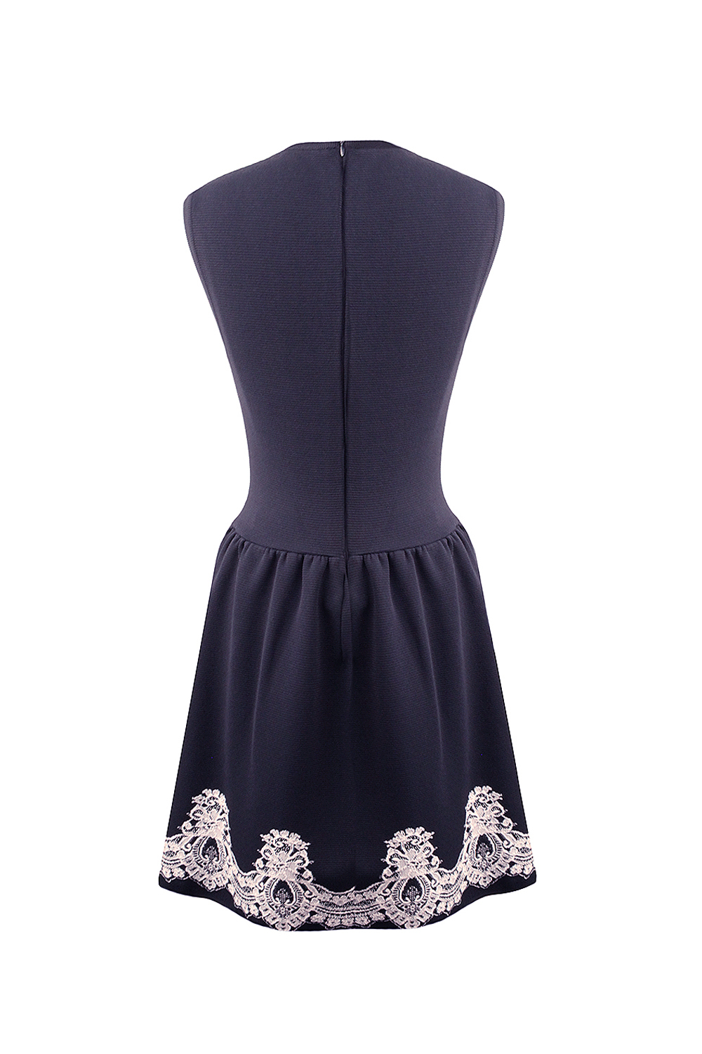 Темно-синее платье Valentino