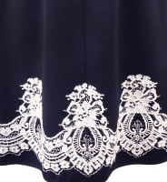 Темно-синее платье Valentino