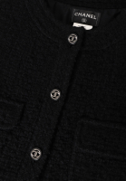 Черное платье Chanel из твида