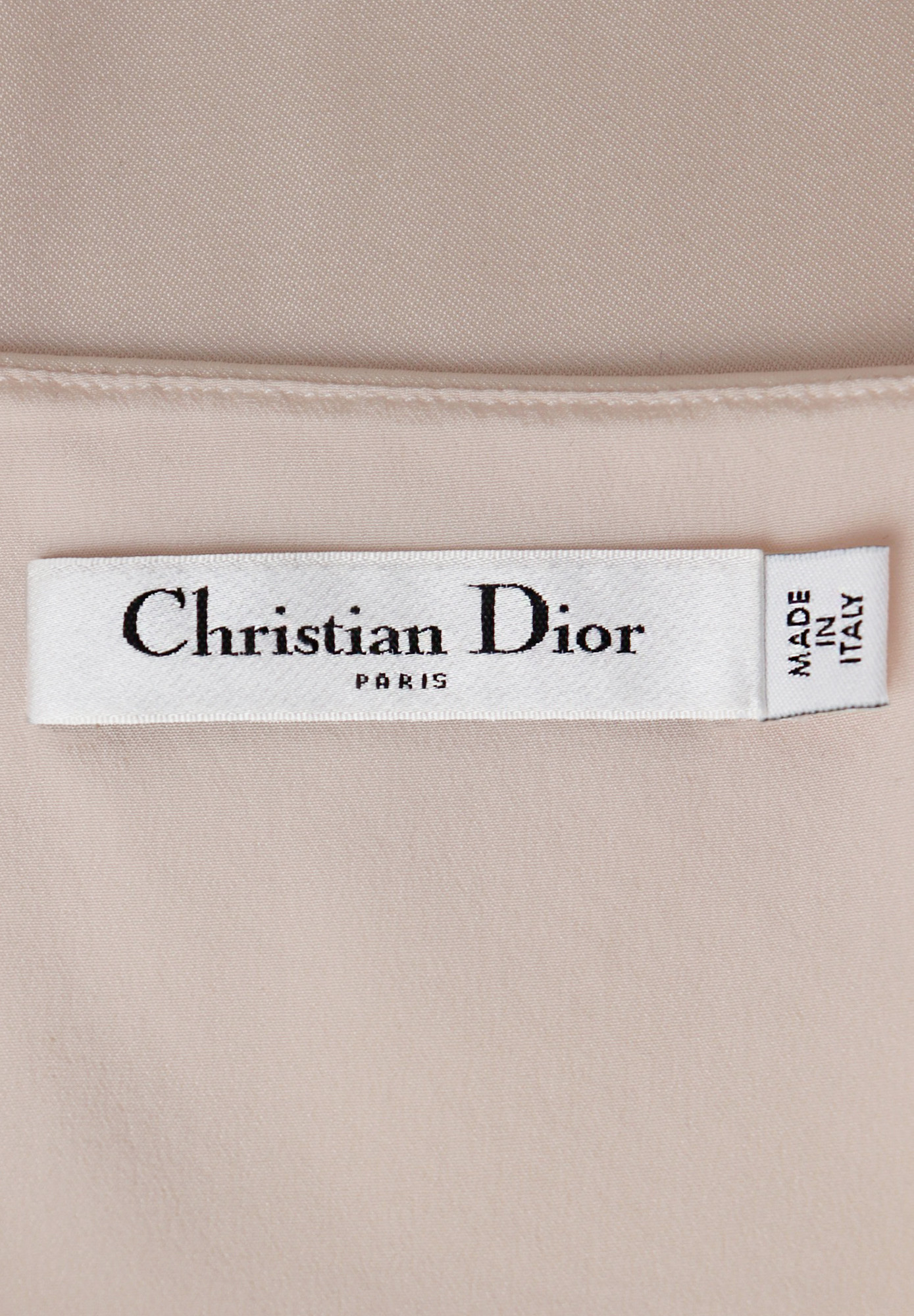 Шелковый топ Christian Dior