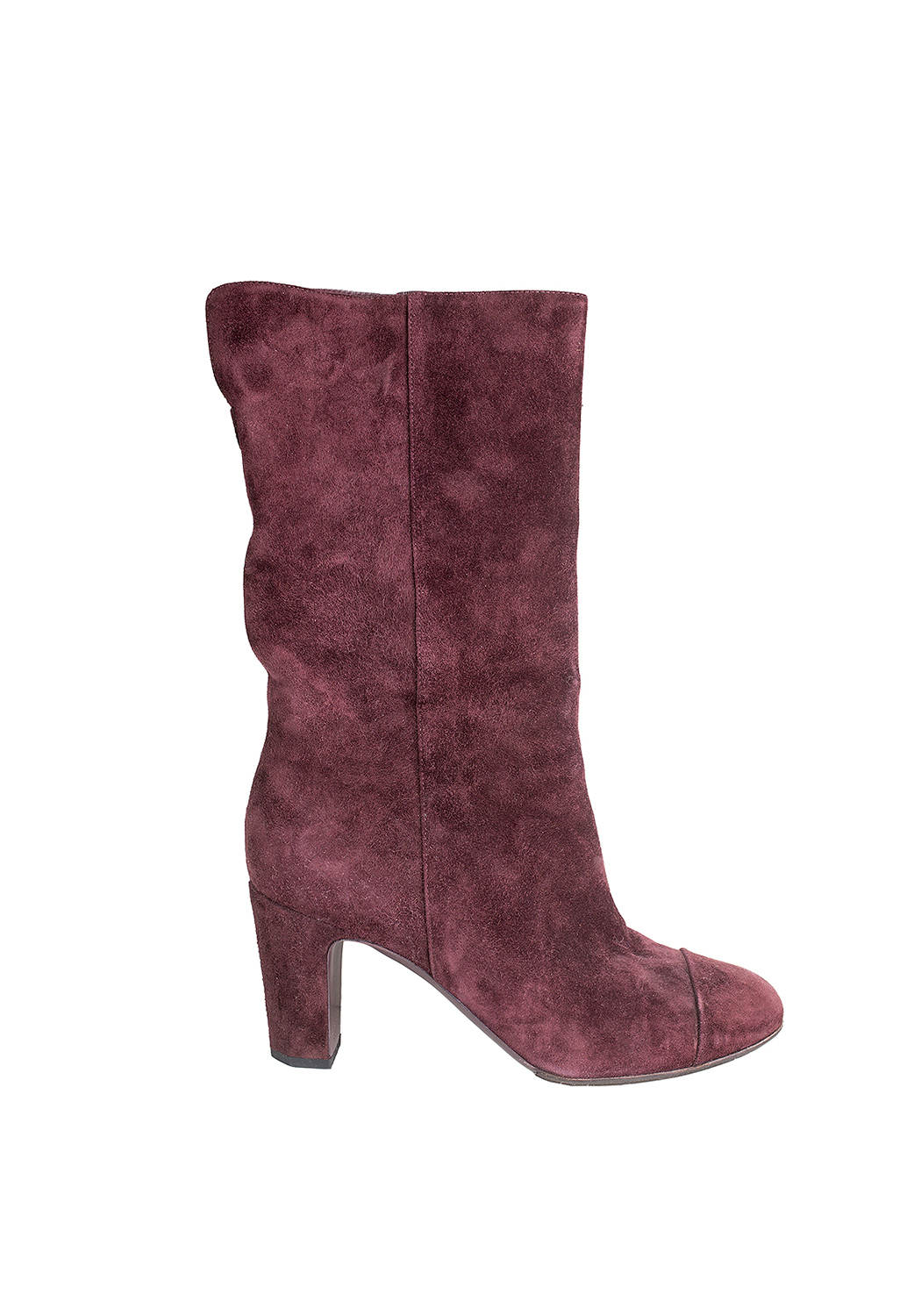 Замшевые сапоги Chanel