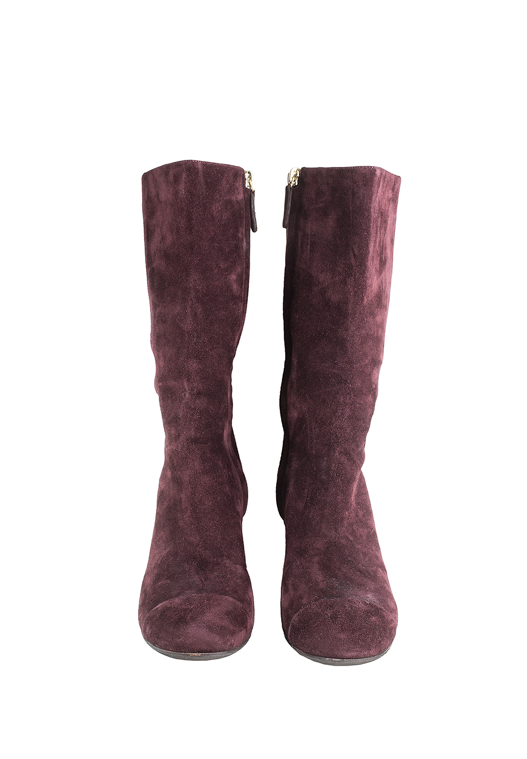 Замшевые сапоги Chanel