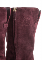 Замшевые сапоги Chanel