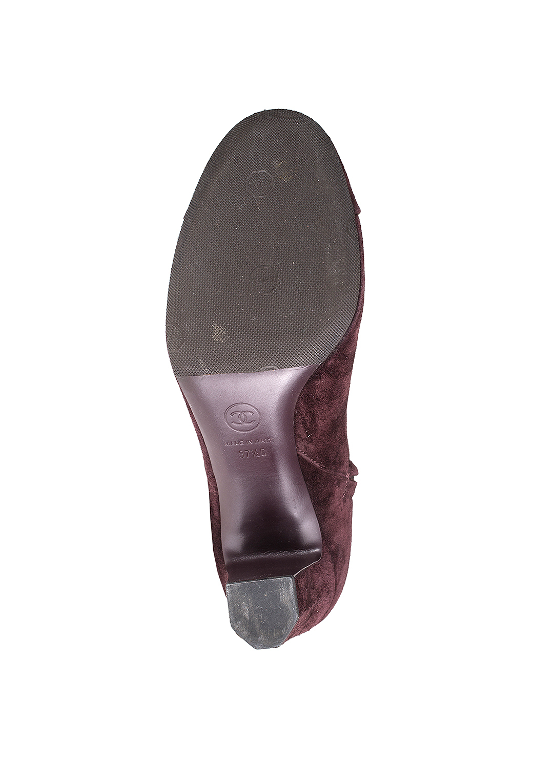 Замшевые сапоги Chanel