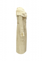 Двубортная дублёнка Prada