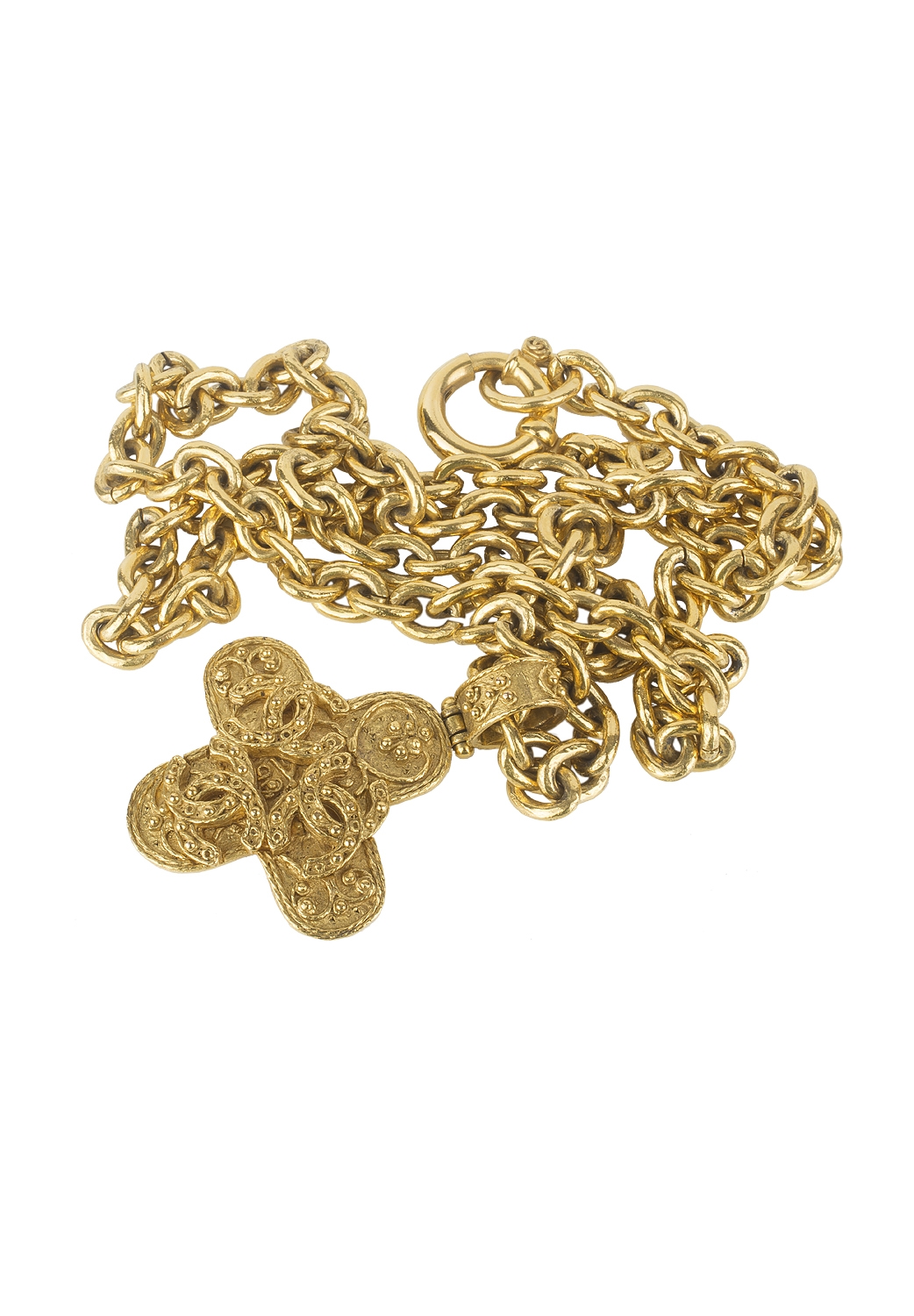 Колье Chanel с подвеской-крестом