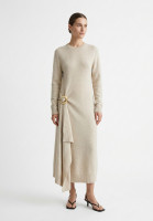 Вязаное бежевое платье Céline