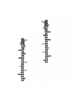 Клипсы с кристаллами