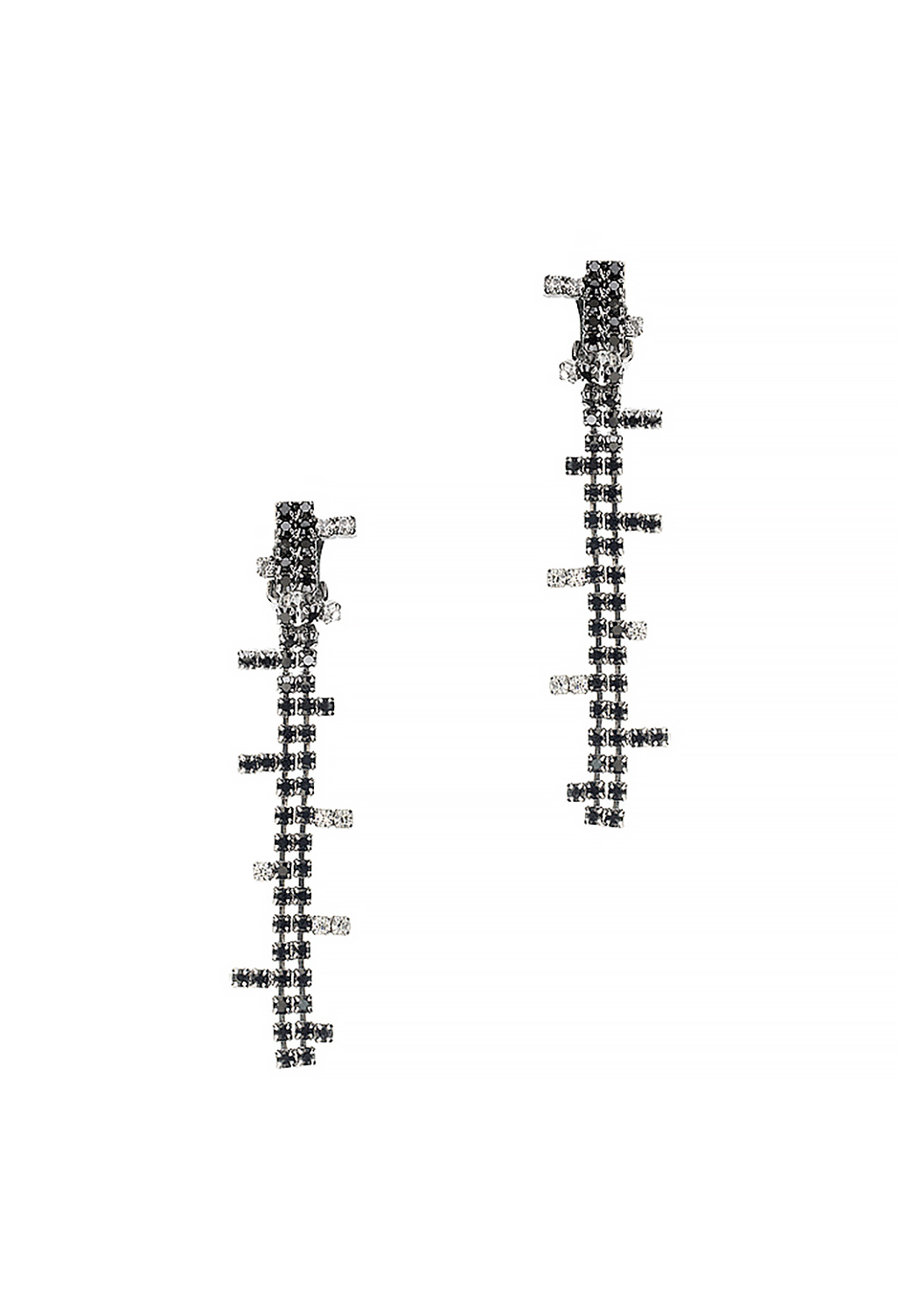 Клипсы с кристаллами