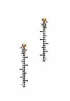 Клипсы с кристаллами