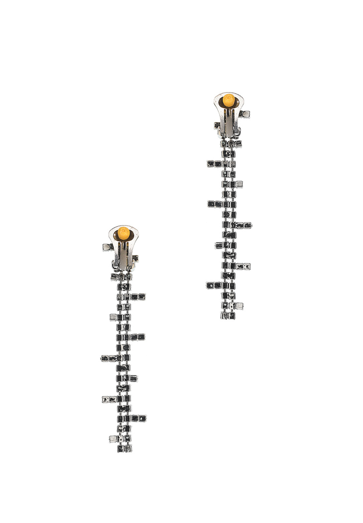 Клипсы с кристаллами