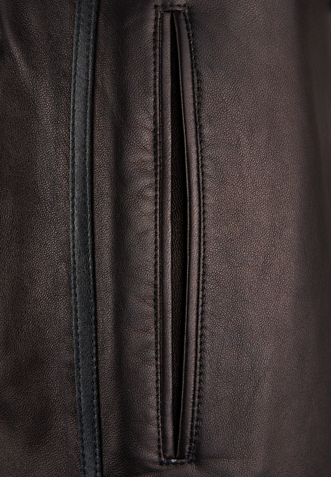 Черные кожаные брюки Versace