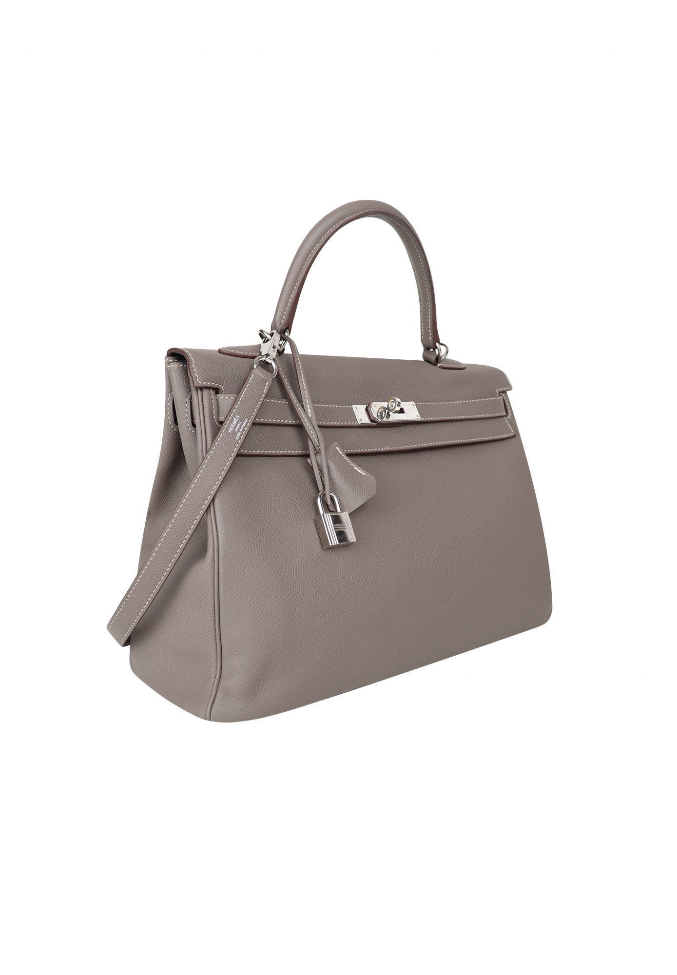 Сумка Hermès Kelly 35 Etoupe Epsom Retourne