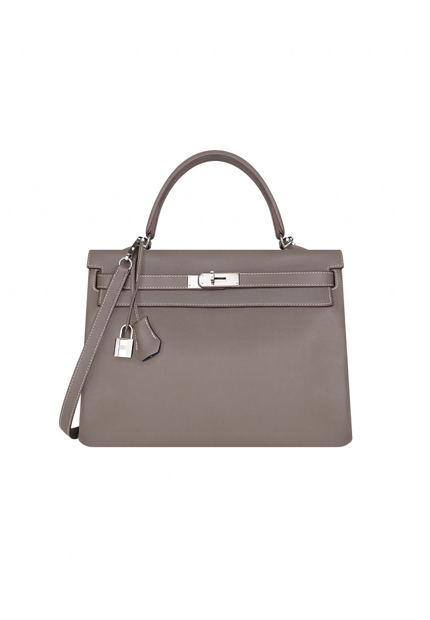 Сумка Hermès Kelly 35 Etoupe Epsom Retourne