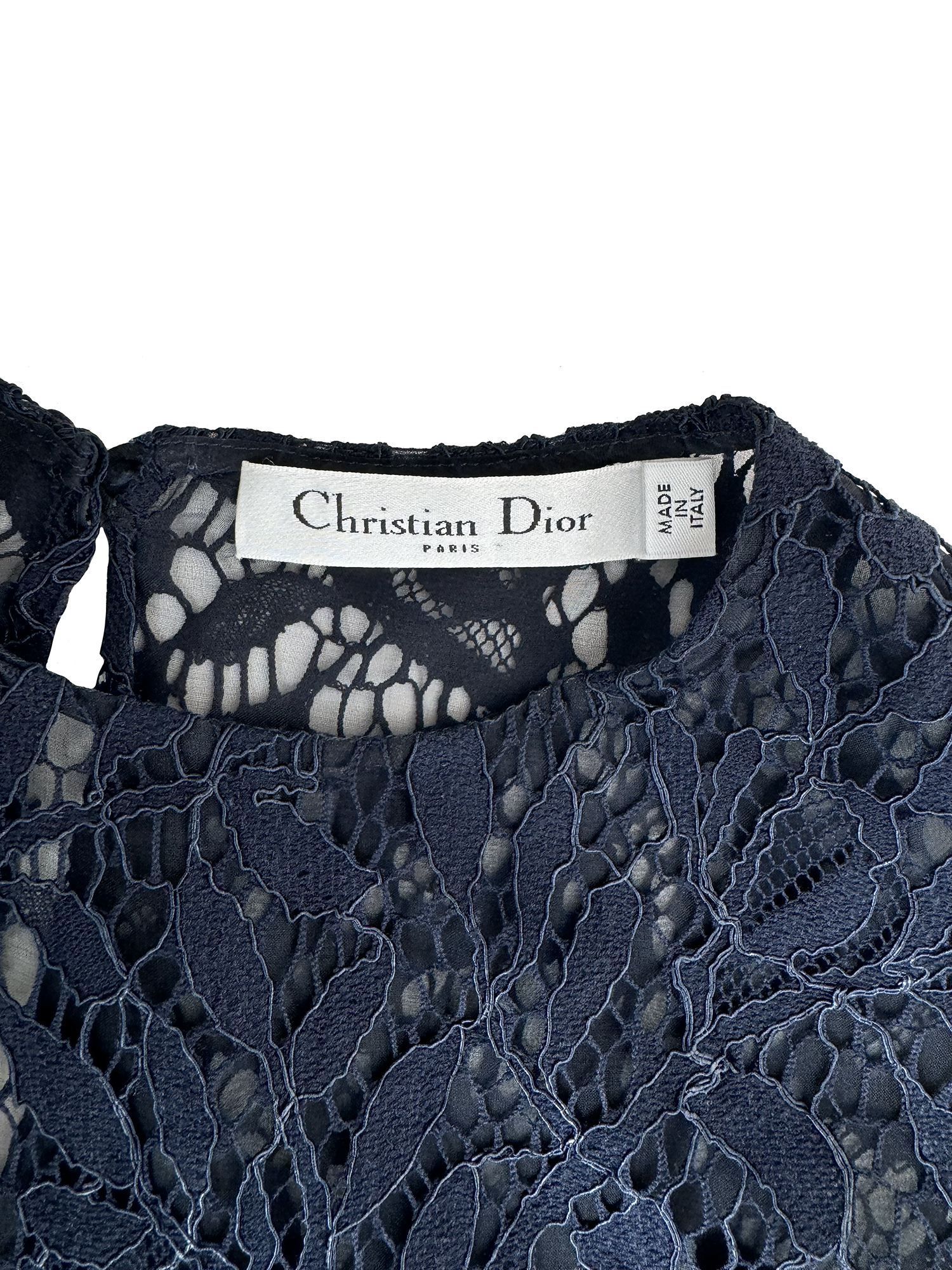 Кружевной топ Christian Dior