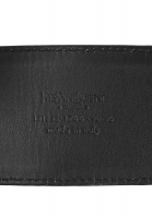 Черный кожаный ремень Yves Saint Laurent