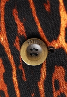 Леопардовый жакет Christian Dior с мехом