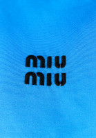 Голубой бомбер Miu Miu