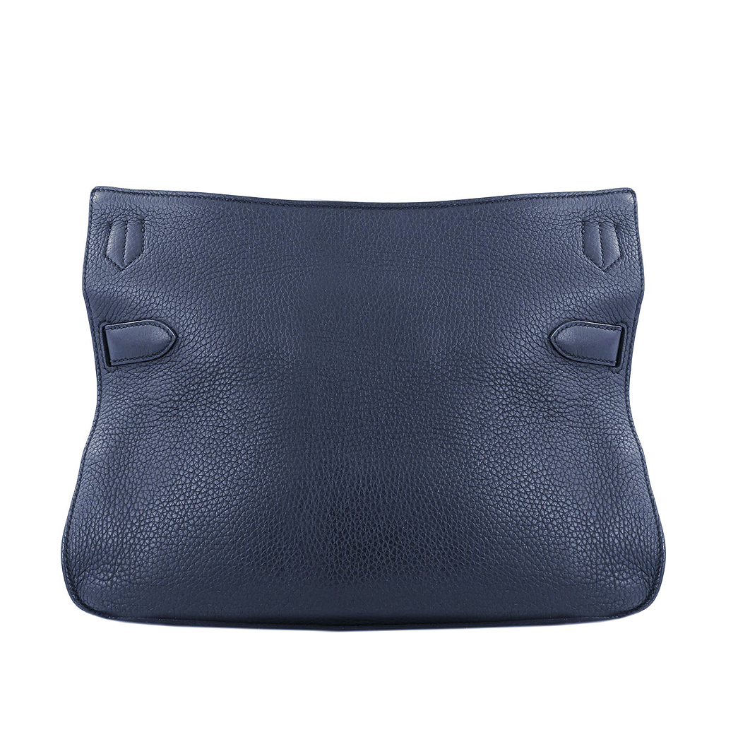 Темно-синяя сумка Hermès Jypsière 34