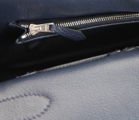 Темно-синяя сумка Hermès Jypsière 34