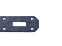 Темно-синяя сумка Hermès Jypsière 34