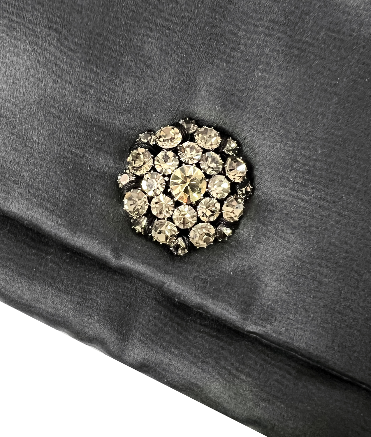 Черный шелковый клатч Lanvin