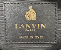 Черный шелковый клатч Lanvin