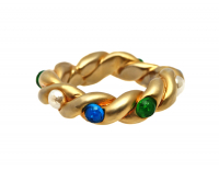 Браслет Chanel с жемчужинами и кабошонами Gripoix