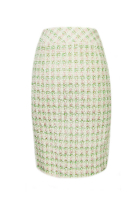 Твидовая юбка Chanel с бахромой