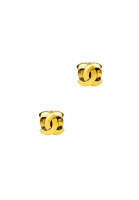 Миниатюрные клипсы Chanel с логотипом