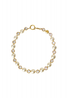 Колье Chanel с жемчугом и кристаллами