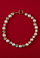 Колье Chanel с жемчугом и кристаллами