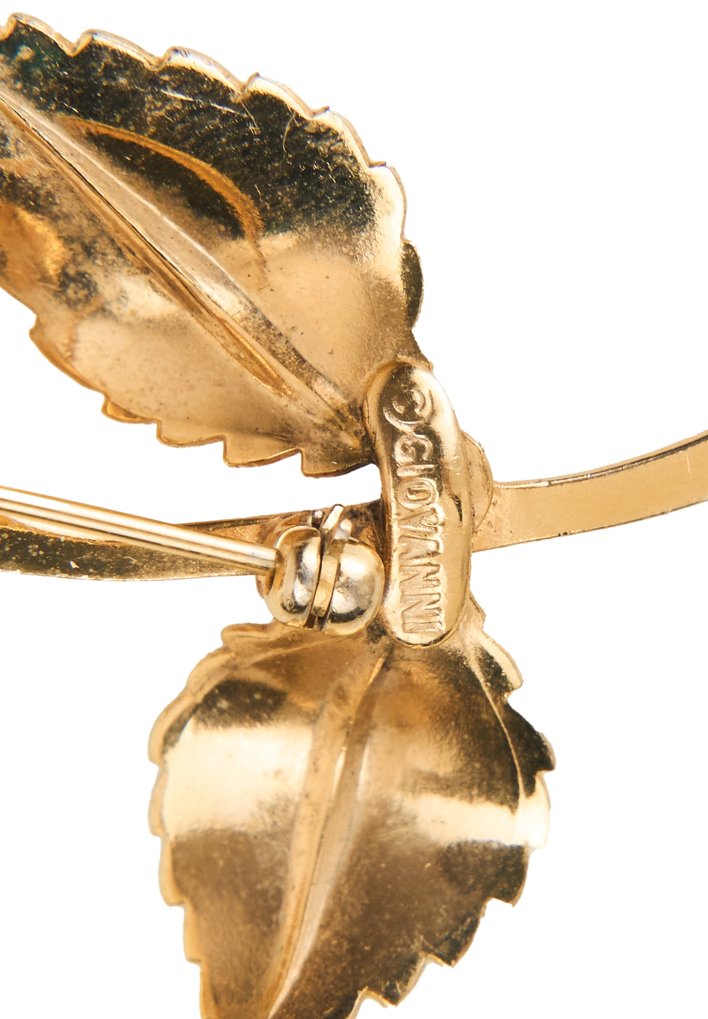 Сет из брошей — золотистых роз