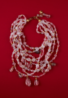 Колье Chanel из прозрачных кристаллов 