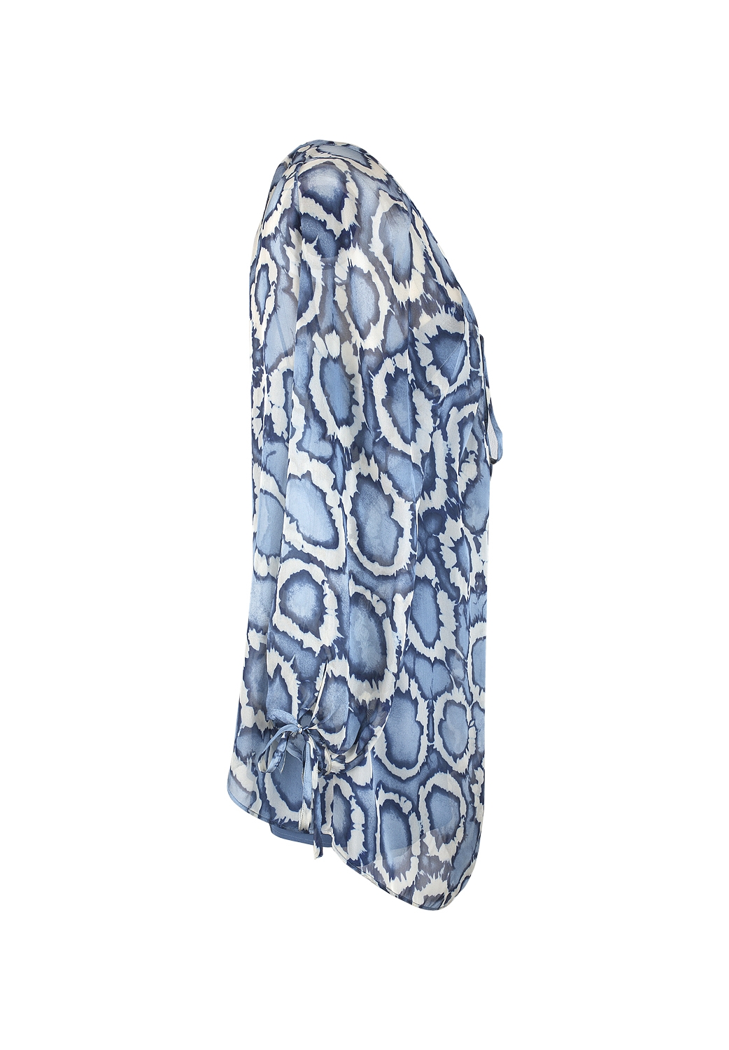 Шёлковая блузка Christian Doir с принтом