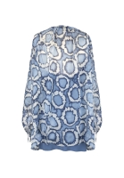 Шёлковая блузка Christian Doir с принтом