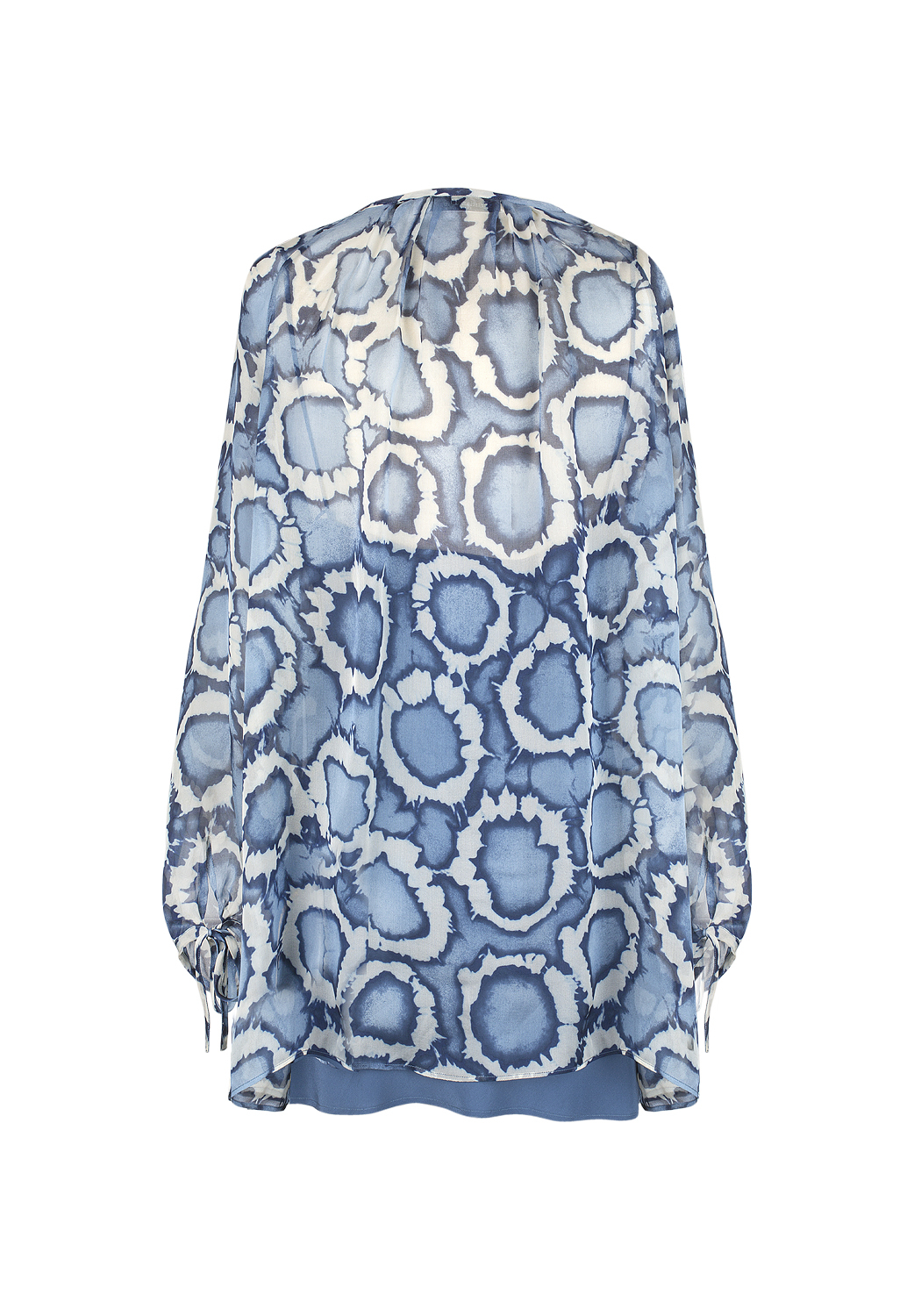 Шёлковая блузка Christian Doir с принтом