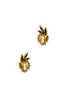 Клипсы с чёрными кристаллами