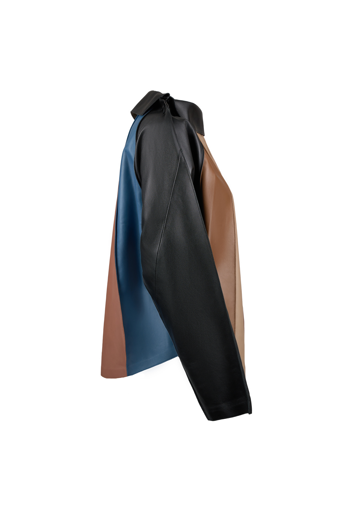 Кожаная блуза Loewe