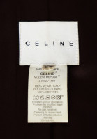 Пальто Celine с меховым воротником