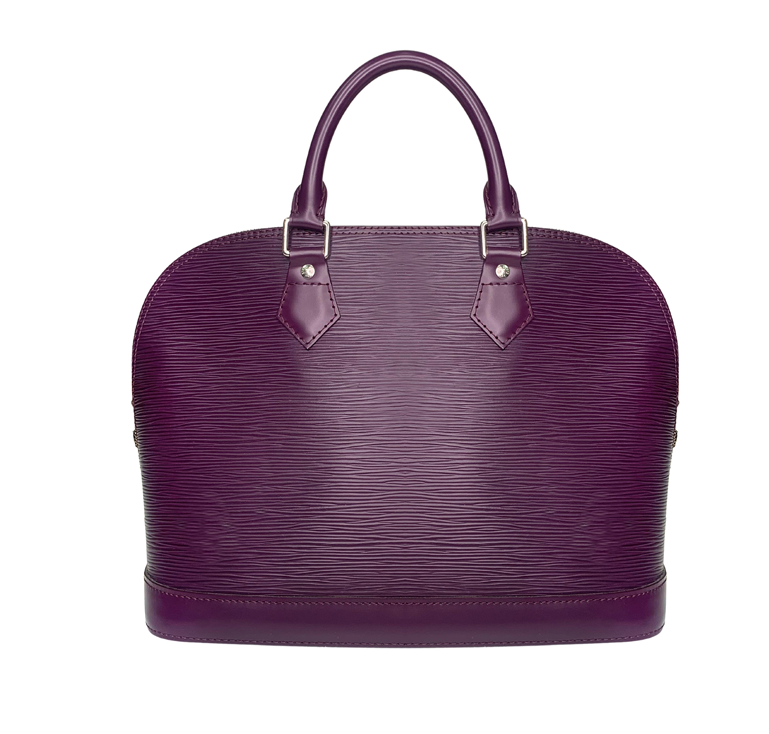 Фиолетовая cумка Louis Vuitton Alma PM Epi