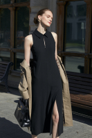 Чёрное платье Chanel